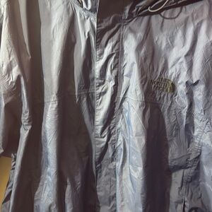 North Face men’s wind/rain jacket with hood closure zipper and Velcro Sz 3x/TTTG